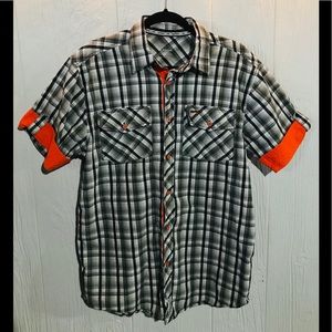 Polaris RZR Short Sleeve Button Down Shirt
